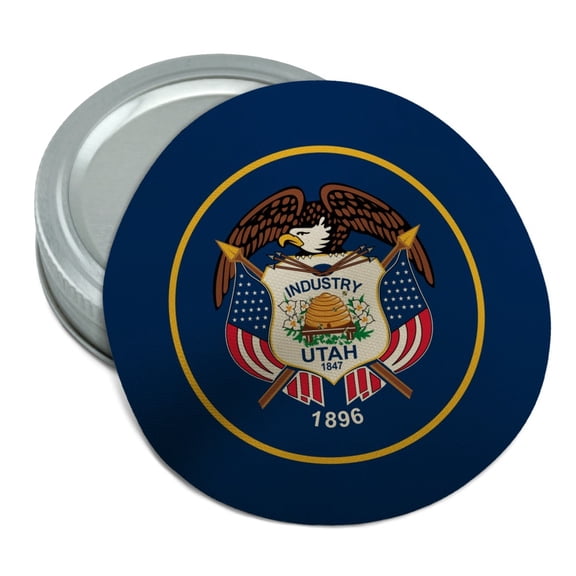 Utah State Flag Round Rubber Non-Slip Jar Gripper Lid Opener