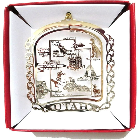Utah State Landmarks Ornament