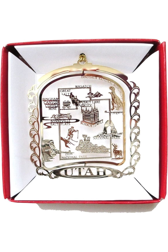 Utah State Landmarks Ornament