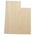 thumbnail image 1 of Utah State Silhouette Wood Shape Unfinished Piece Cutout Craft DIY Projects - 6.25 Inch Size - 1/8 Inch Thick, 1 of 7