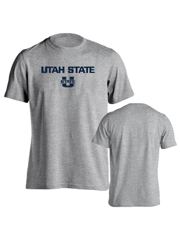 Utah State University Aggies Classic Arch with Mascot Short Sleeve T-Shirt