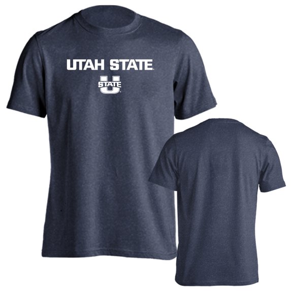 Utah State University Aggies Classic Arch with Mascot Short Sleeve T-Shirt