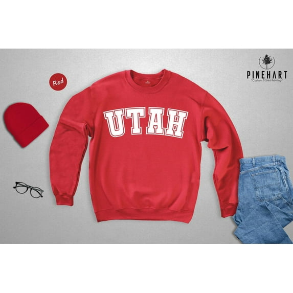 Utah Sweatshirt: Vintage Style Crewneck, College Gift TSHIRT All Size S-5XL