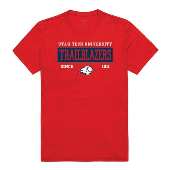 Utah Tech University Trailblazers College Established T-Shirt, Red - Medium