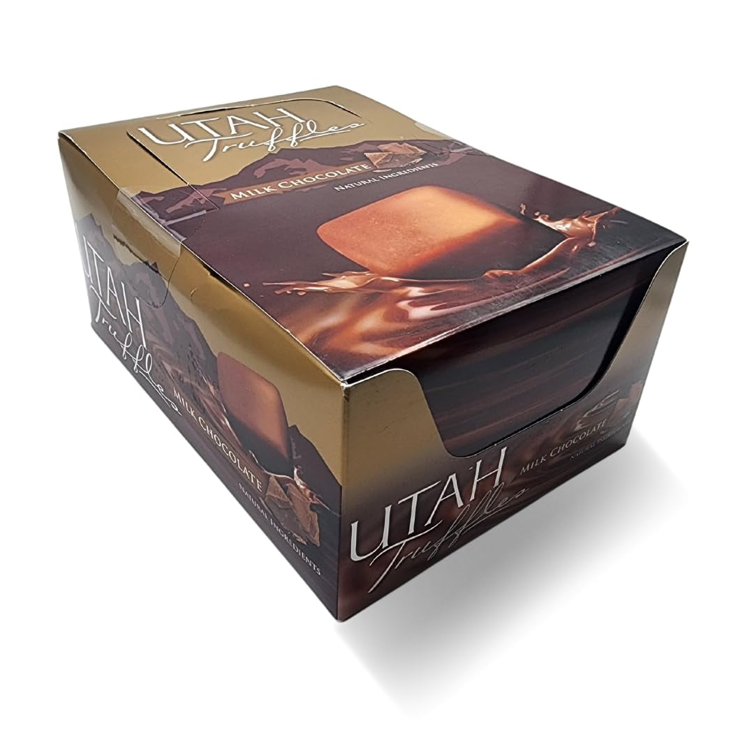 Utah Truffles Belgian Milk Chocolate Toffee Individually Wrapped