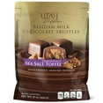 thumbnail image 1 of Utah Truffles Belgian Milk Chocolate Toffee Individually Wrapped Pouch, Naturally Gluten , Gourmet Smooth Creamy Natural Truffle, 16 oz, Approx. 32 pc, 1 of 7