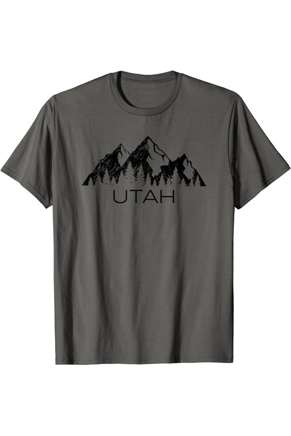Utah Tshirt For Men Women Kids | Utah Mountain Souvenir Gift T-Shirt