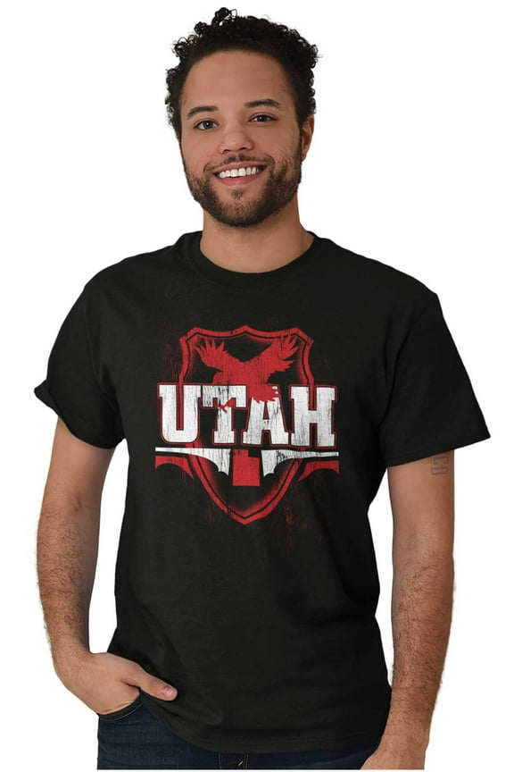 Utah UT Pride Gameday Spirit Cool Plus Size Crewneck Graphic Tee Shirt Brisco Brands 2X