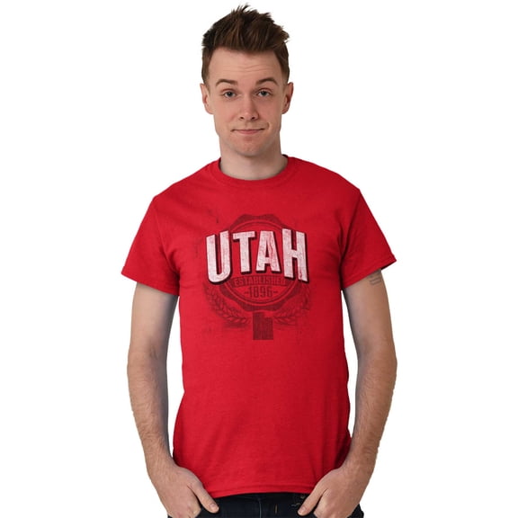 Utah UT Student Campus Pride Seal Plus Size Crewneck Graphic Tee Shirt Brisco Brands 3X