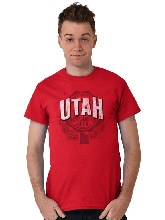 Utah UT Student Campus Pride Seal Plus Size Crewneck Graphic Tee Shirt Brisco Brands 3X