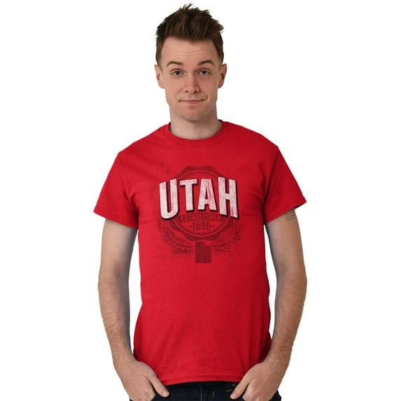 Utah UT Student Campus Pride Seal Plus Size Crewneck Graphic Tee Shirt Brisco Brands 4X
