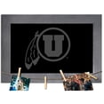 thumbnail image 1 of Utah Utes 11" x 19" Blank Chalkboard with Frame & Clothespins Sign, 1 of 1