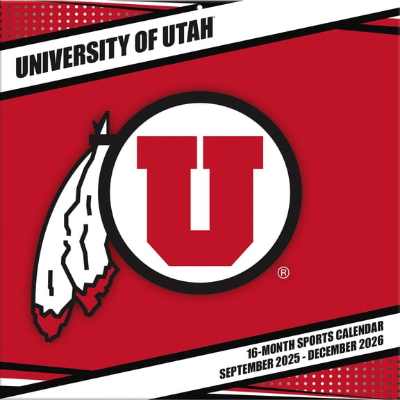 Utah Utes 2026 16M Turner Wall Calendar - Pf