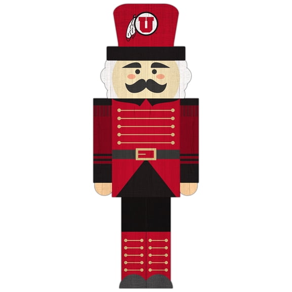 Utah Utes 31'' Nutcracker Leaner