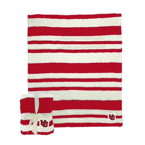 Utah Utes 50" x 60" Cable-Knit Throw Blanket