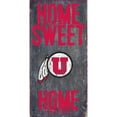 thumbnail image 1 of Utah Utes 6'' x 12'' Home Sweet Home Sign, 1 of 1