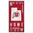 thumbnail image 1 of Utah Utes 6'' x 12'' Team Coordinate Sign, 1 of 1