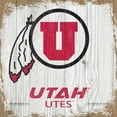 thumbnail image 1 of Utah Utes 6'' x 6'' Team Logo Block, 1 of 1