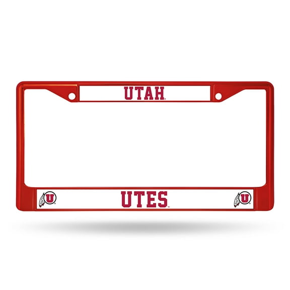 Utah Utes Colored Chrome Frame (Red)