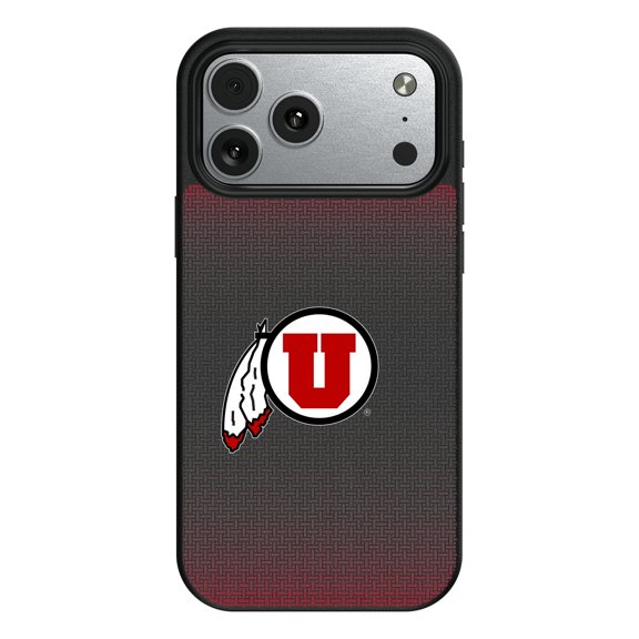 Utah Utes Linen Logo iPhone Magnetic Bump Case