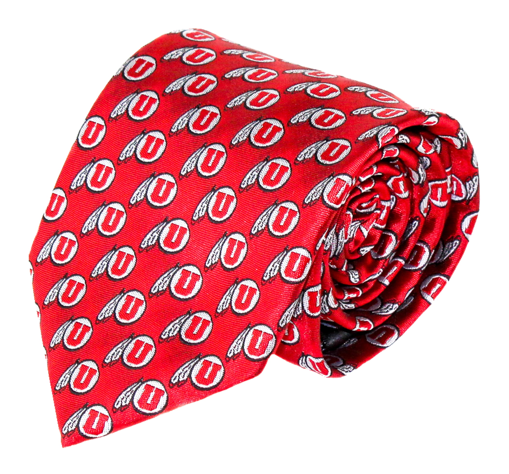 Utah Utes Repeating Necktie - Donegal Bay - Unisex - One Size