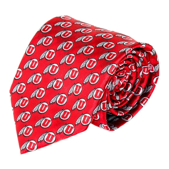 Utah Utes Repeating Necktie - Donegal Bay - Unisex - One Size
