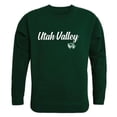 thumbnail image 1 of Utah Valley University Mens Script Crewneck T-Shirt, Forest - Small, 1 of 1