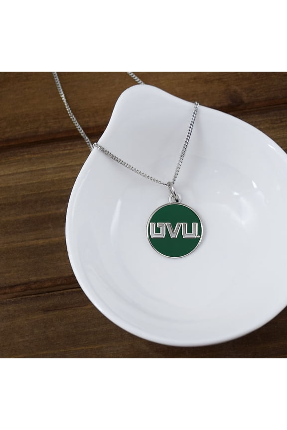 Fan Frenzy Gifts Utah Valley Wolverines UVU Officially Licensed Cutout Necklace