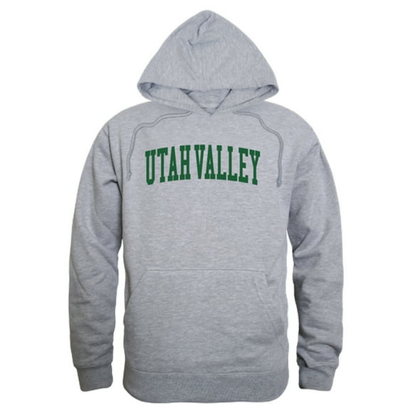 Utah Valley Wolverines NCAA Game Day Hoodie - Heather Grey, Small