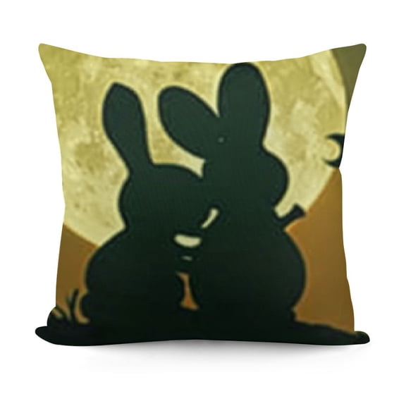 Ute Rabbits Under Egg Light k Soft Pillow Cases King Size Microfiber Pillowcases with Hidden Zipper Cozy Breathable Pillow Covers for Bed Sofa