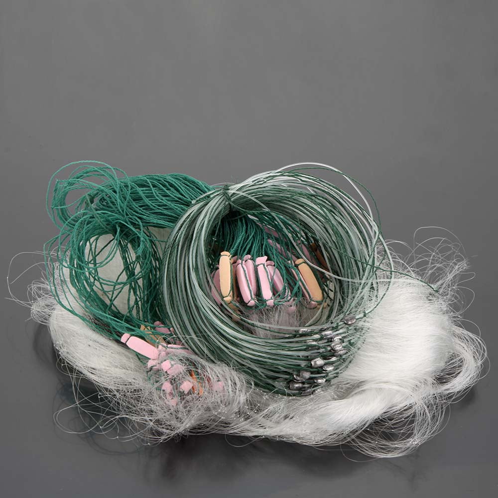 Uteam 25m 3 Layers Monofilament Fishing Fish Gill Net with Float 