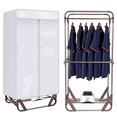 thumbnail image 1 of Uten 2-Tier Foldable Clothes Dryer, 1500W Electric Portable Drying Wardrobe with Timer for Fast Drying in Apartments, RV, & Home Use, 1 of 15