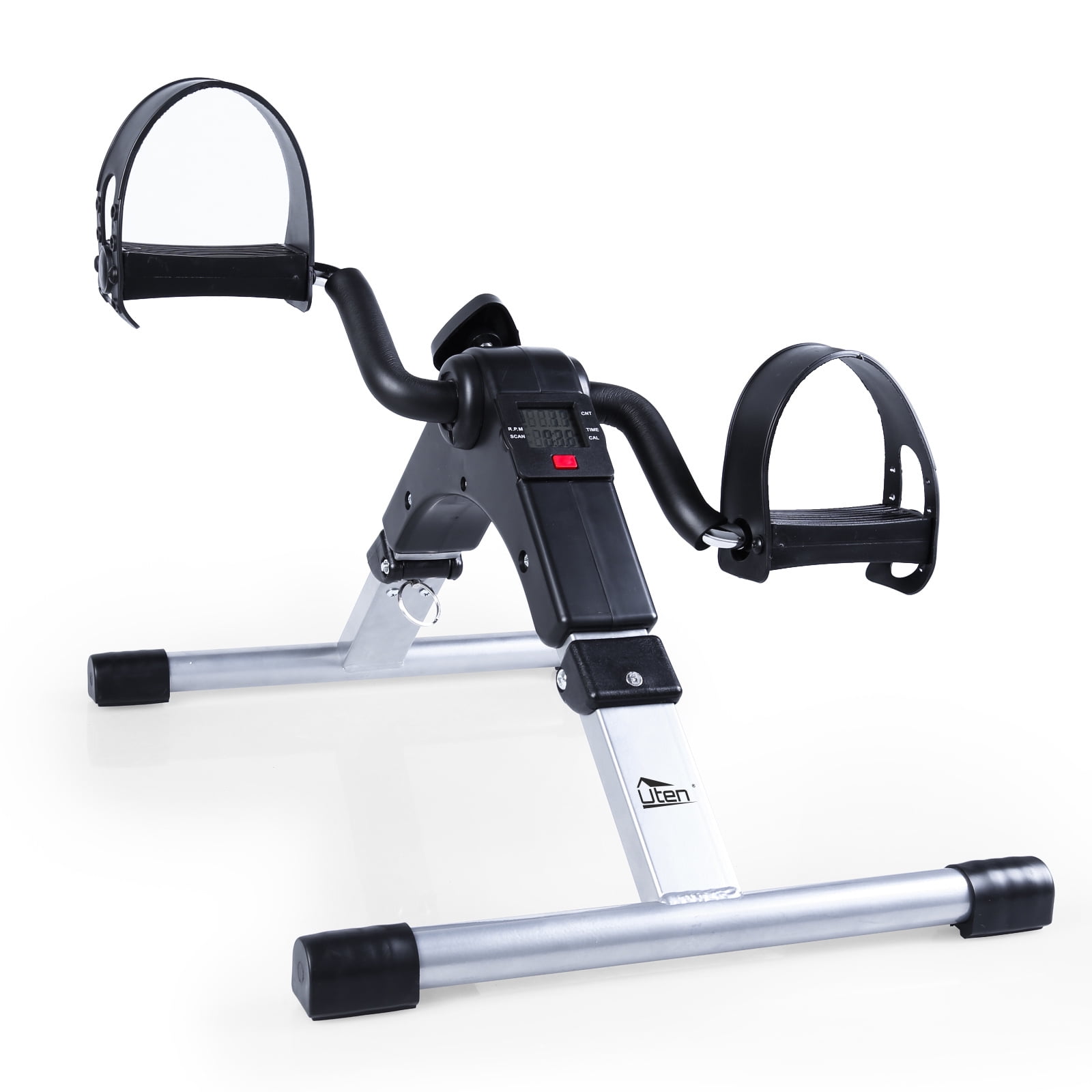Evoland Pedal Exerciser Folding Mini Exercise Bike Under Desk Exercise Bike with LCD Display Walmart Business Supplies