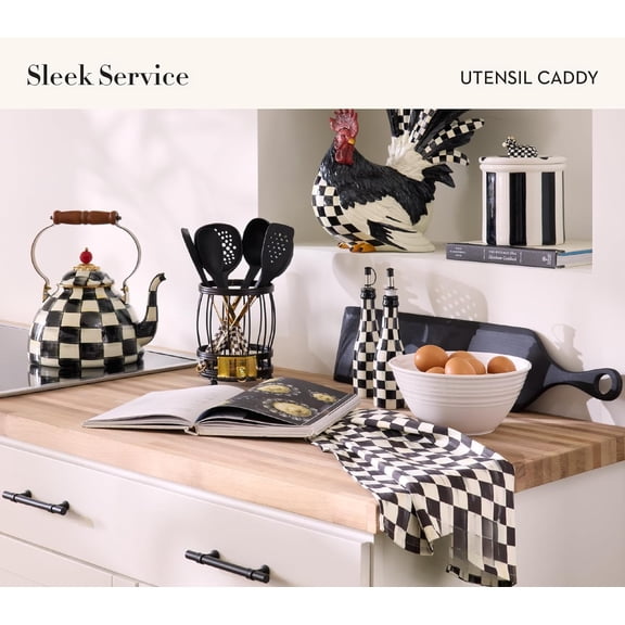 Utensil Caddy Organizer, Sturdy Cutlery Holder for Table & Countertop Heavy-Duty Design for Easy Access & Neat Storage