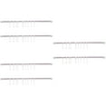 thumbnail image 1 of Utensil Hanger Wall Sliding Hook Plastic House Decorations for Home Key Stick Hooks Rack Office Row Pot 6 Sets White, 1 of 6