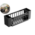 thumbnail image 1 of Utensil Holder, 3 Compartments Utensil Drying Rack, Dish Drainer for Kitchen Counter, Kitchen Utensils Holder with Towel Bar, Self-Draining Tray Design, 1 of 4