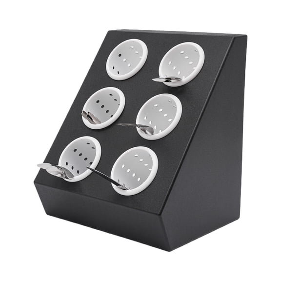 Utensil Holder 6-Compartment Restaurant Utensil Holder Utensil  Organizer