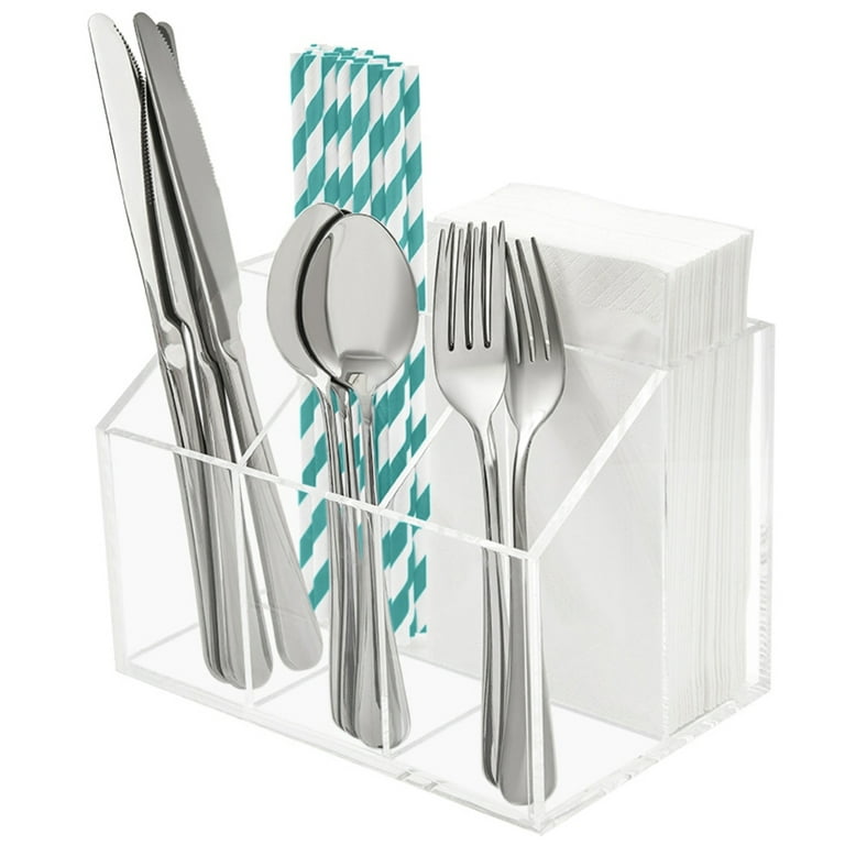 4-Section Black Mesh Cutlery Caddy, Cutlery Holder, Flatware Organizer, Forks, Spoons, Knives, Countertops 4-Section Black Mesh Cutlery Caddy, Cutlery Holder, Flatware Organizer, Forks, Spoons, Knives, Countertops