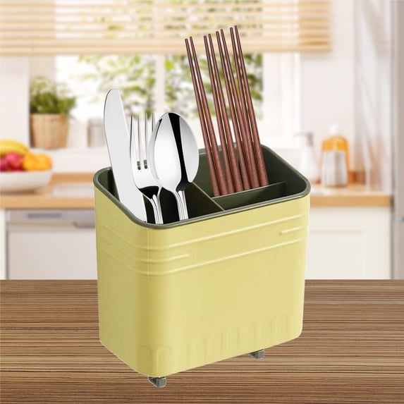 Utensil Holder,Stainless Steel Chopstick Caddy,Draining,Commercial Bar Home Kitchen Storage