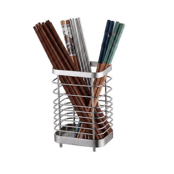 Chopstick Holder, Stainless Steel Kitchen Accessory, Detachable Base Chopstick Drying Rack, Kitchen Storage Rack.