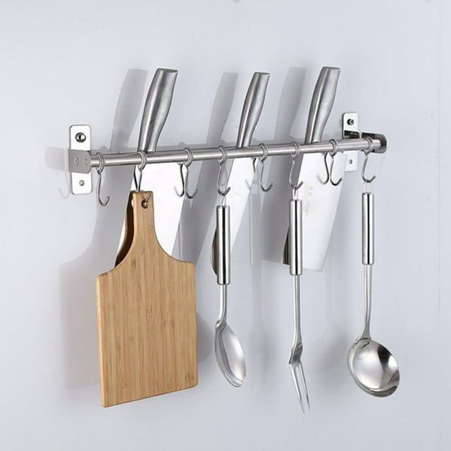 Utensil Racks 15.7 Inch Kitchen Hanger 304 Stainless Steel Wall Hanging