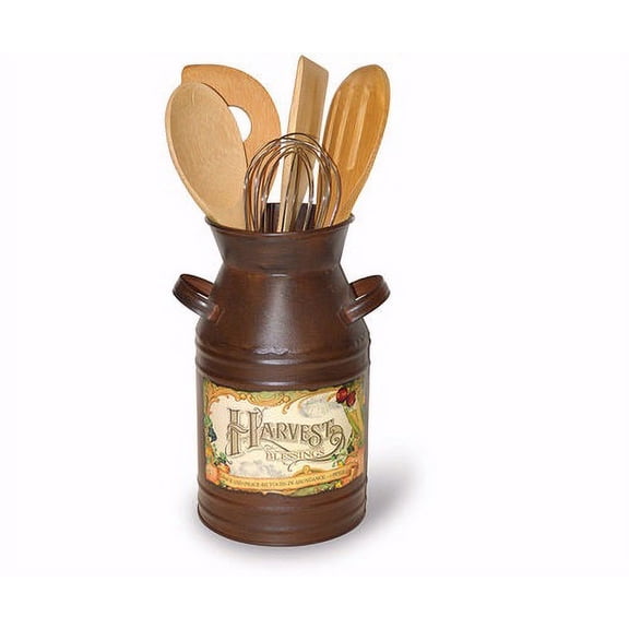 Harvest Blessings: Vintage Milk Can Utensil Set