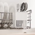 thumbnail image 1 of Utensils Holder and Cutlery Drying Rack Compact Kitchen Drainer Organizer Storage Solution, 1 of 3
