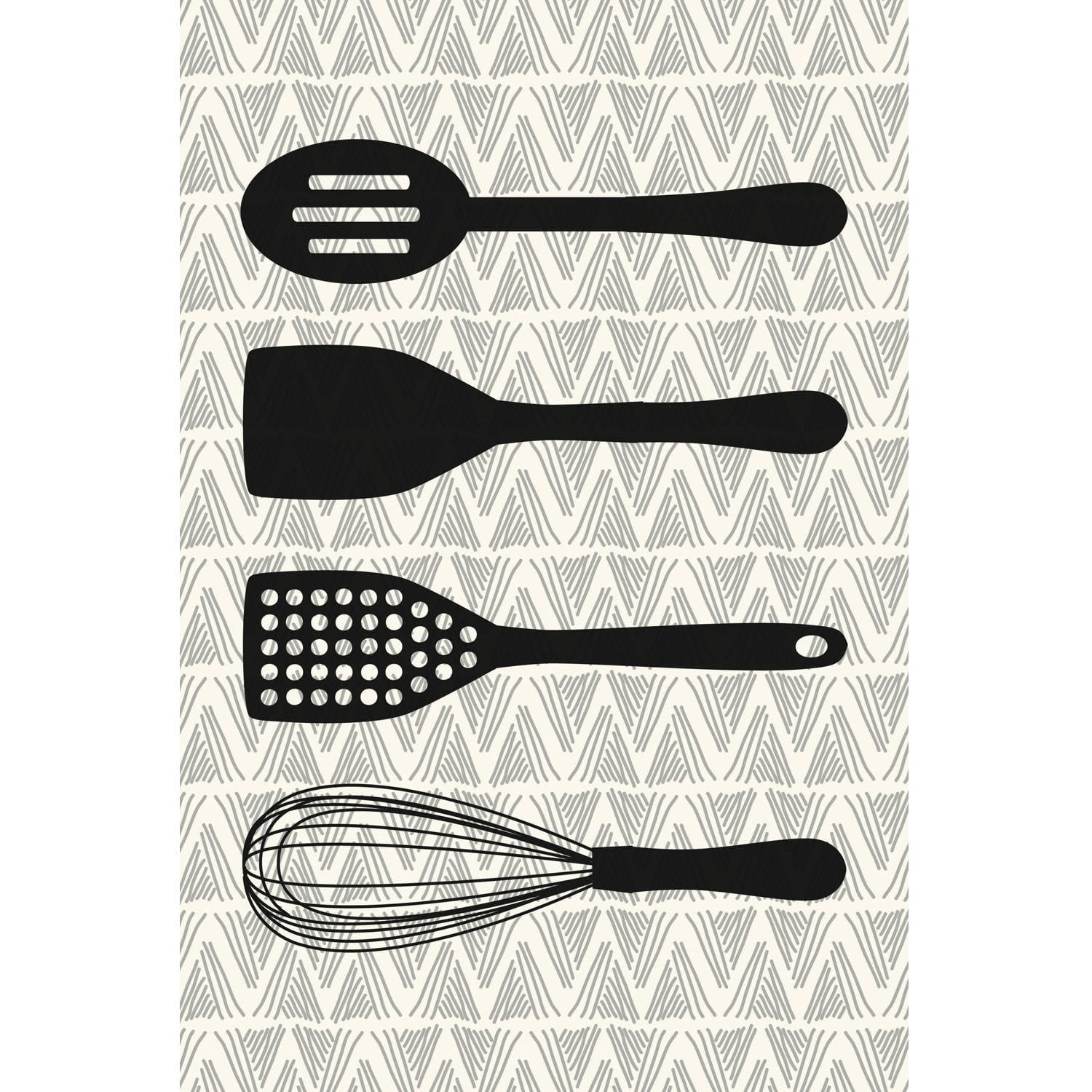 "Utensils" Painting Print on Wrapped Canvas