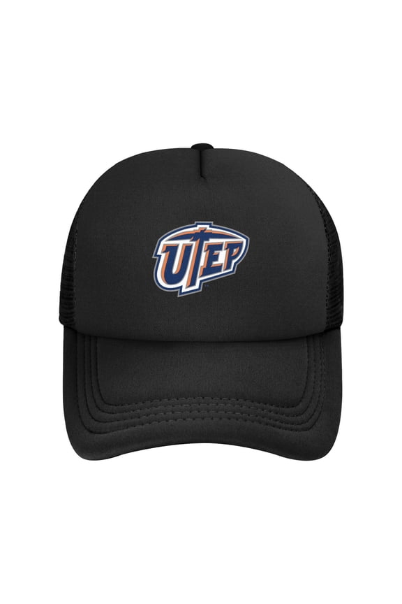Utep Miners Solid Color Lightweight Adult Mesh Baseball Cap