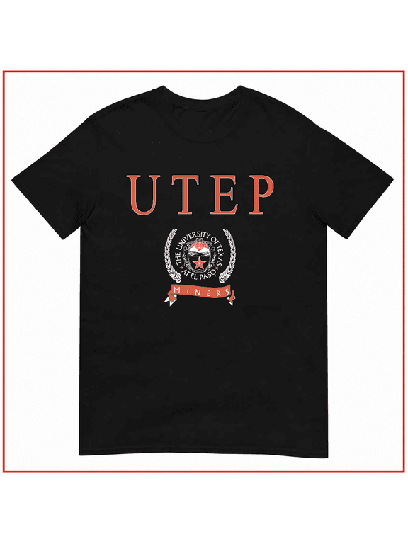 Utep Miners Vintage Style El Paso Collegiate Unisex T Shirt V11308 Size S- 5XL