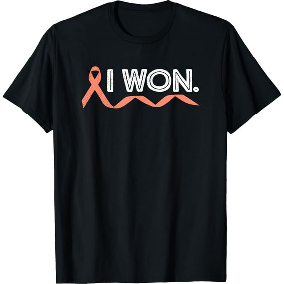 Uterine Cancer I Won Endometrial Cancer Awareness Warrior T-Shirt