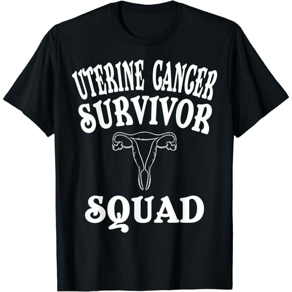 Uterine Cancer Survivor Apparel - Great Survivors Design T-Shirt