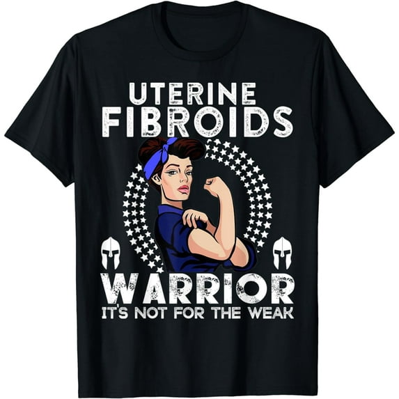 Uterine Fibroids women Tshirt Warrior Awareness Gift T-Shirt