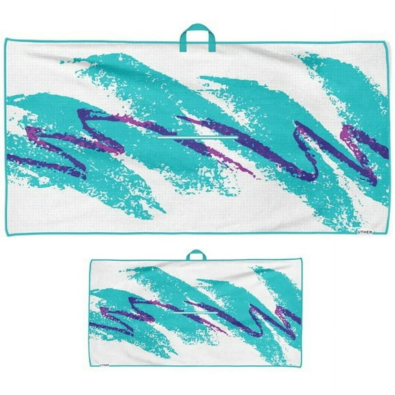 Uther Tour Golf Towel ‚ Dual Hanging Premium Microfiber Towel, Golf Accessories ‚ 20 Inch x 40 Inch, 20+ High Fashion Prints